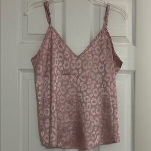Pink Leopard Print Women's Top